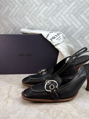 Prada | Shoes | Prada Vintage Patent Leather Heels Euro Size 36 2 Prada | Shoes | Prada Vintage Patent Leather Heels Euro Size 36 2